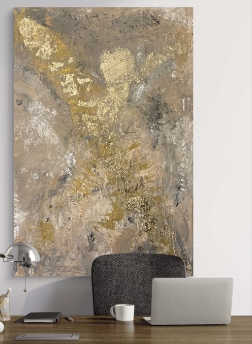 Duży 80x120 obraz 3D abstrakcja „Oleander” Bartosz Chmielak