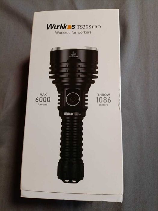 Latarka szperacz Wurkkos TS30S Pro 6000lm 1086m, 5000mAh, Anduril 2.0
