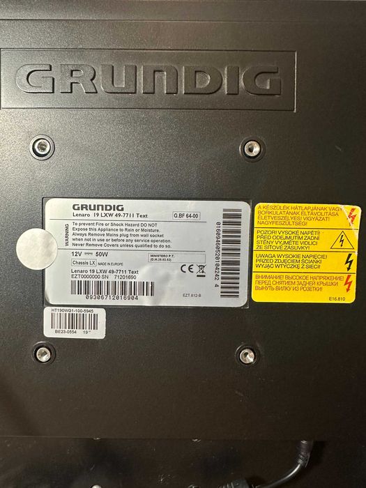 TV Grundig 19'' semi-nova