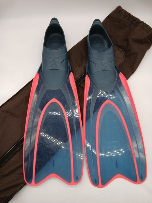 Barbatanas bicolor com saco 44