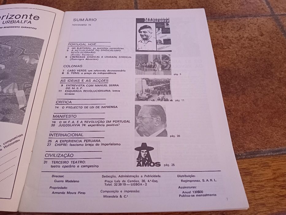 Revista Eva + Revista Cais