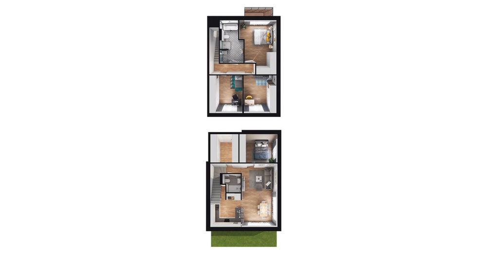 5-pokojowe mieszkanie 101m2 + ogródek