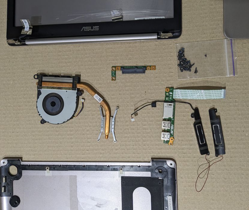 Вентилятор кулер к ноутбуку Asus Zenbook Ux310ua