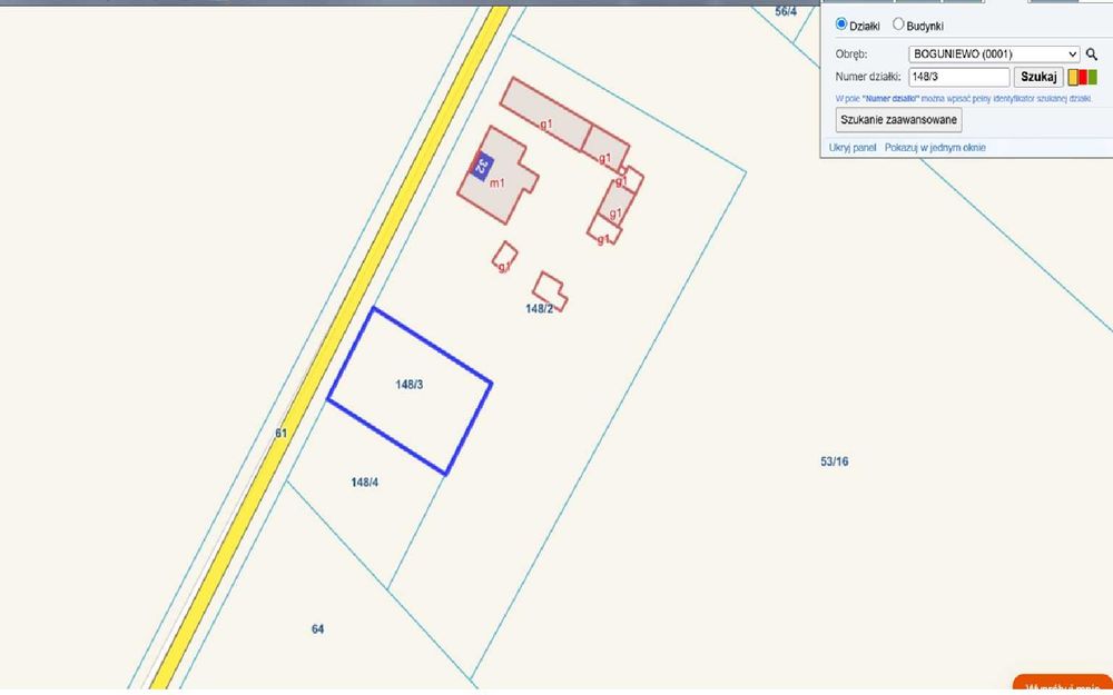 Działka budowlana 659 m² z WZ | Boguniewo k. Rogoźna | prąd i woda przy granicy | las i 2 jeziora obok - Widok 5