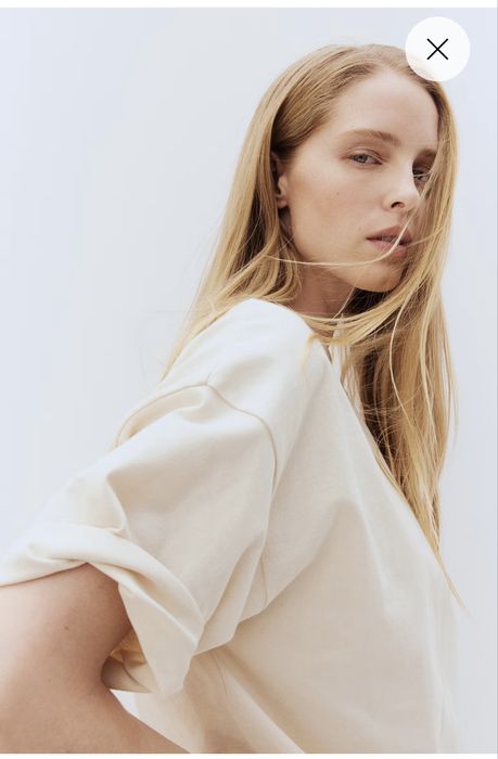 Оверсайз футболка H&M, нова xs, підійте на S та M