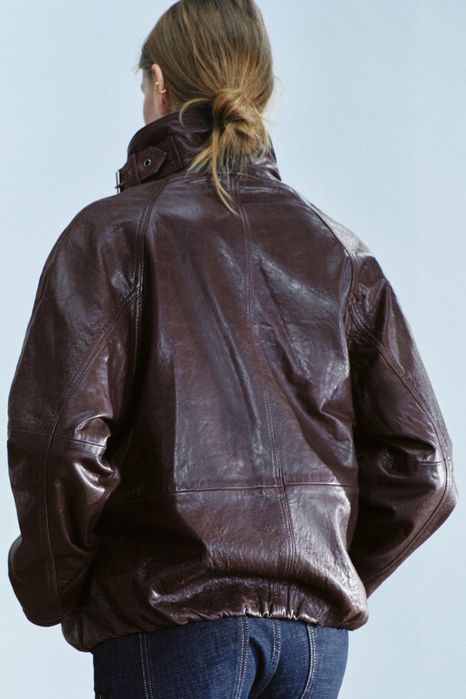 Шкіряна куртка Zara Розмір М