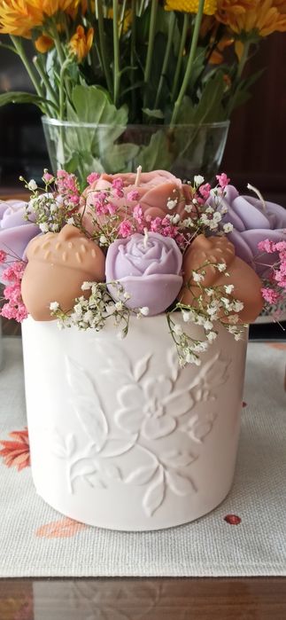 Candel box- pachnące świeczki kwiatowe