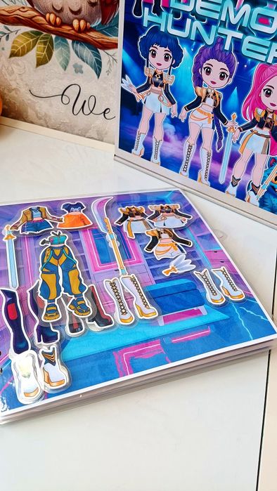 Альбом на липучках K- POP Ляльки