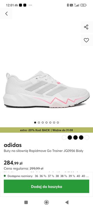 Buty damskie adidas 38
