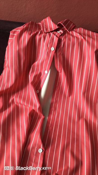 Koszula męska paski nowa