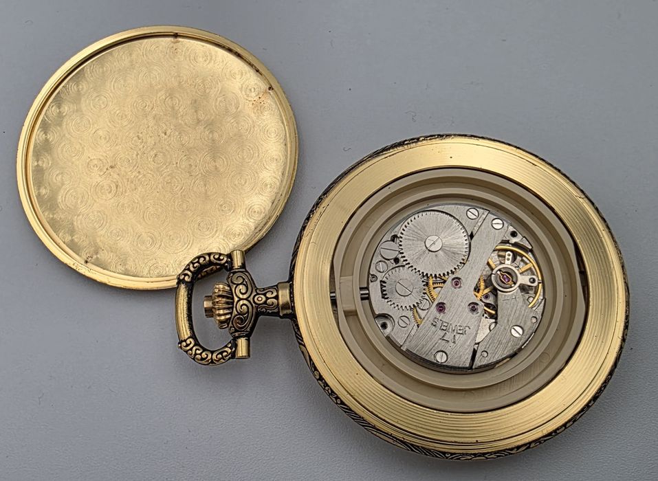 Zegarek Jean Jacot kieszonkowy nakręcany mechaniczny