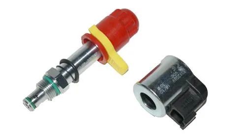 Elektrozawór czerwony z cewka