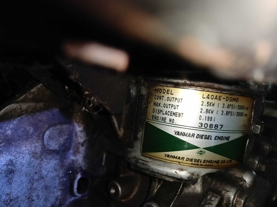 Agregat prądotwórczy 230v 2.5kw diesel Yanmar