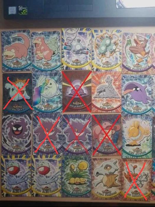 Conjunto de cartas Pokémon