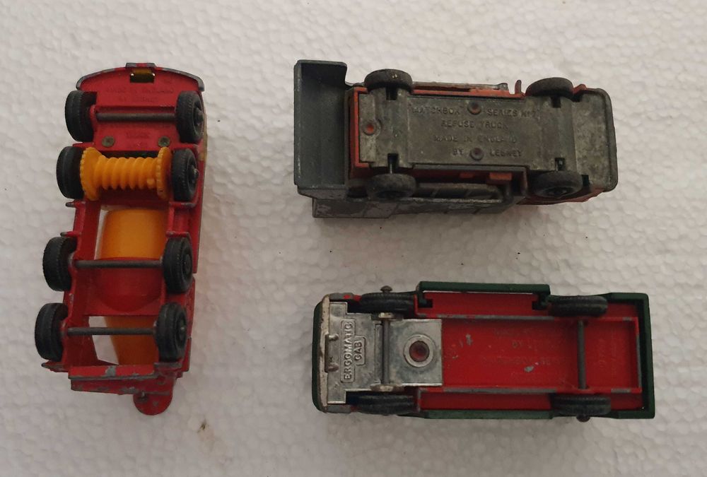 Carrinhos Matchbox by Lesney: Ergomatic, Refuse, Foden - Anos 60/70