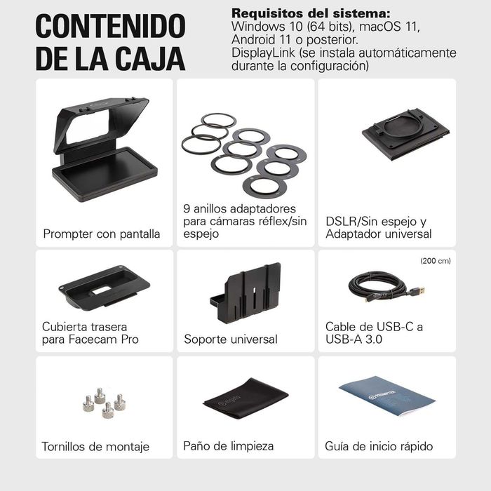 Elgato Prompter Teleprompter com ecrã incorporado