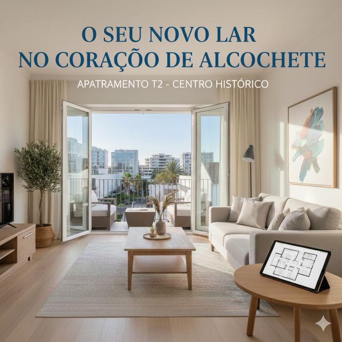 Apartamento T2 no Coração de Alcochete