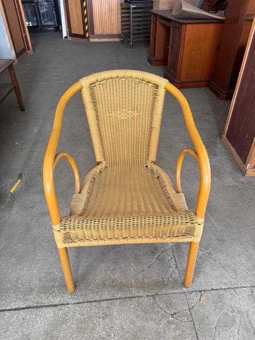 Fotel krzesło Costa bamboolook natural technorattan