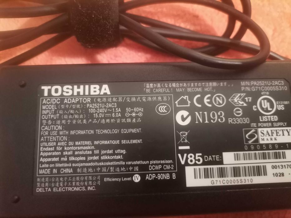 Carregador Toshiba Original 6amp.
