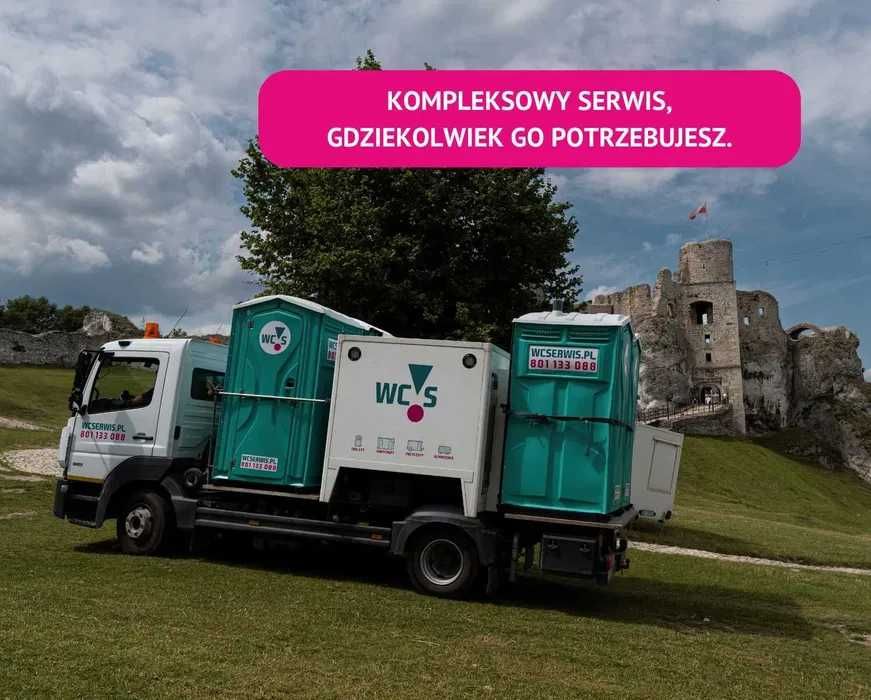 Toaleta przenośna – wynajem kabin WC na budowę i eventy | Mszczonów