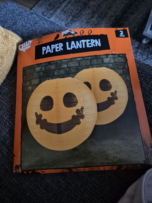 Latarenki na Halloween papierowe