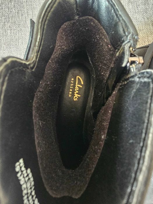 Buty botki skórzane Clarks UK 3 rozmiar 35 wkładka 22,5 cm