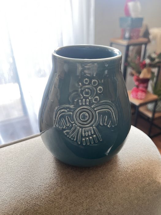 Matero yerba mate ceramiczne aztecki wzór 400ml