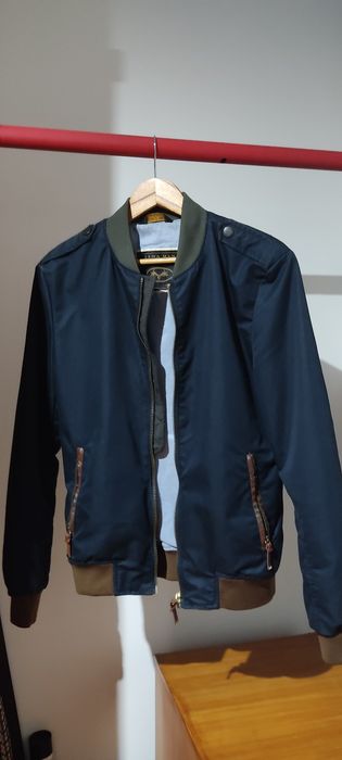 Casaco bomber Azul Zara