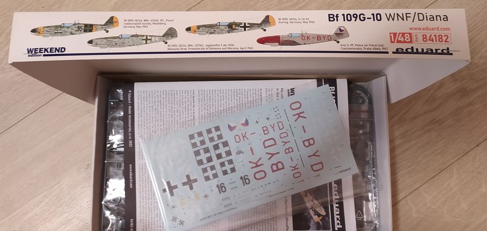 Модель самолета BF 109G-10 WNF/Diana, 1/48, Eduard