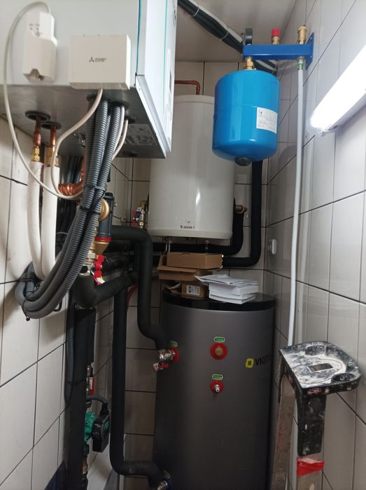 Pompa ciepła MITSUBISHI Zubadan 8 kW Montaż