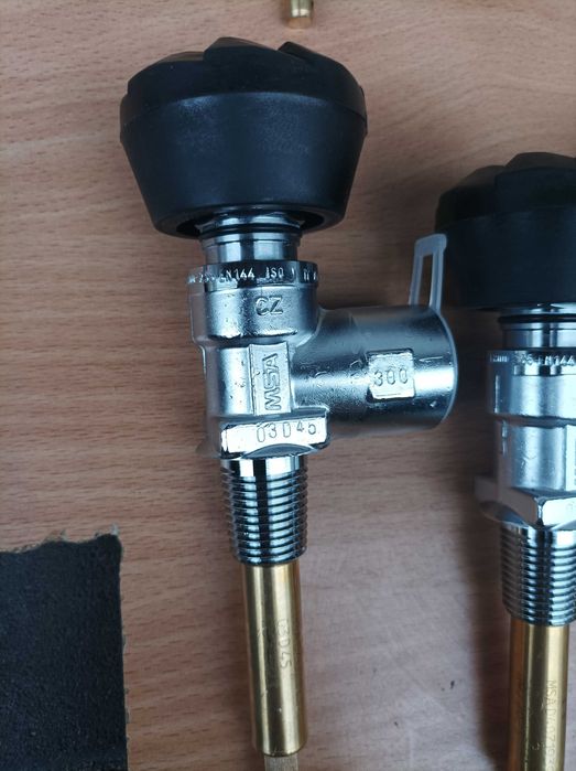 Zawory butli 300 bar msa Auer nowy z zabezpieczeniem