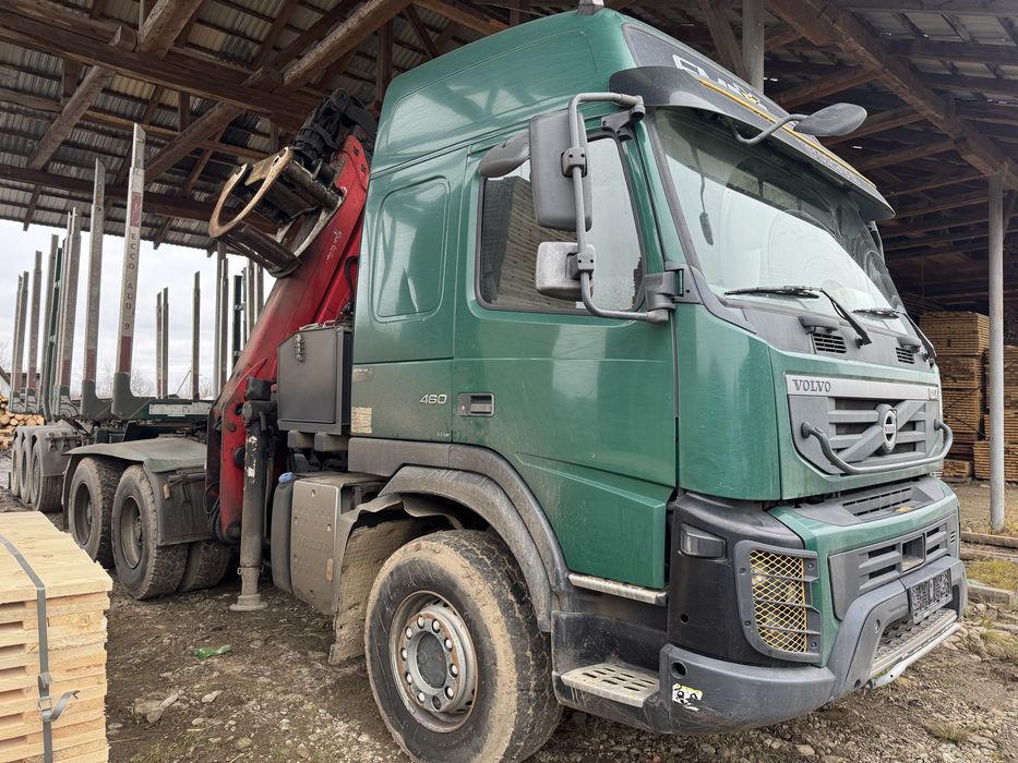 Лісовоз Volvo FMx460 6x6 Euro5+причеп (свіжопригнаний) 114тис пробігу