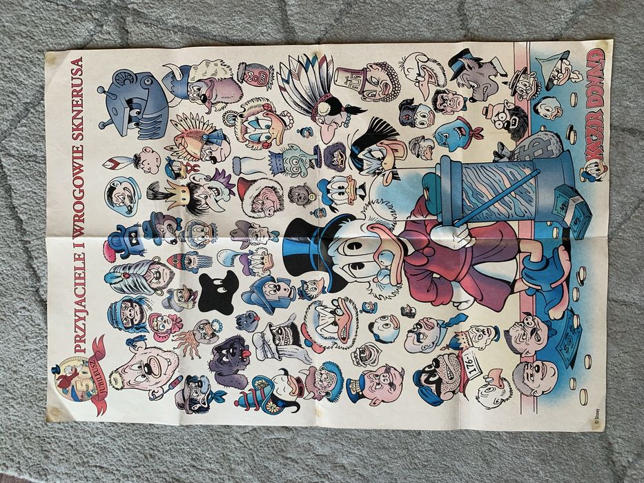 Plakat Przyjaciele i wrogowie Sknerusa