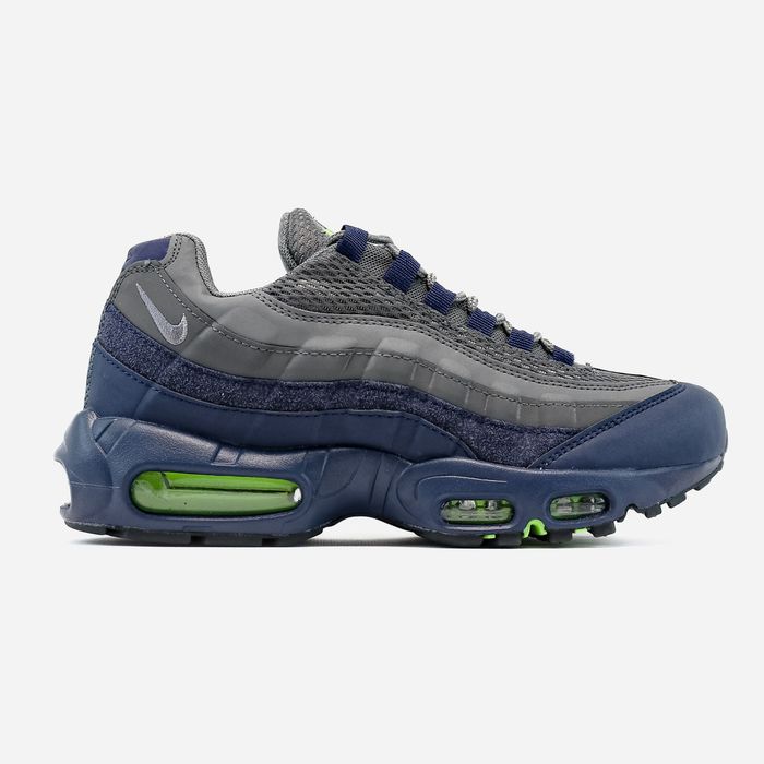Кросівки Кроссовки Nike Air Max 95 Grey Blue Серый Синий Сірий синій Кросовки Демісезон