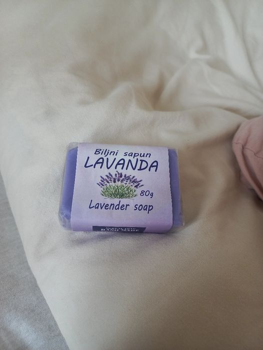 Lawendowe mydło w kostce