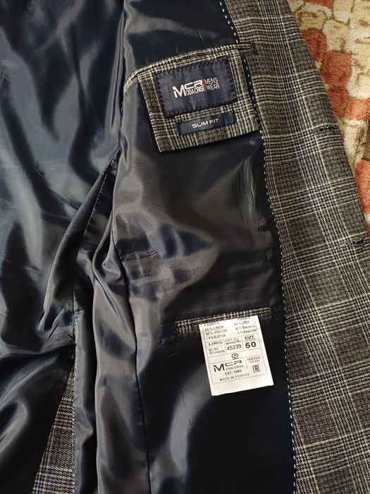 Стильный мужской костюм, 48-50