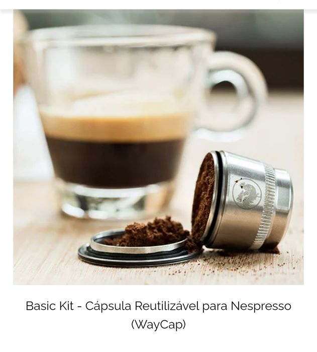 Cápsulas reutilizáveis café Nespresso