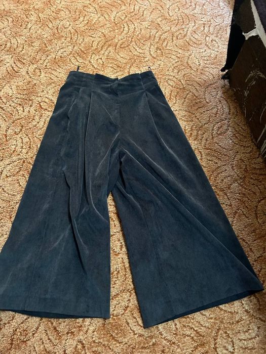 Штани кльош велветові