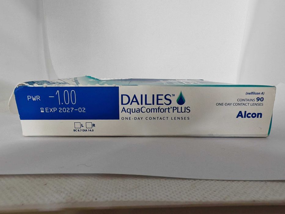 Lentes de contacto Dailies AquaComfort Plus -1.00 - NOVAS (46 unidades)