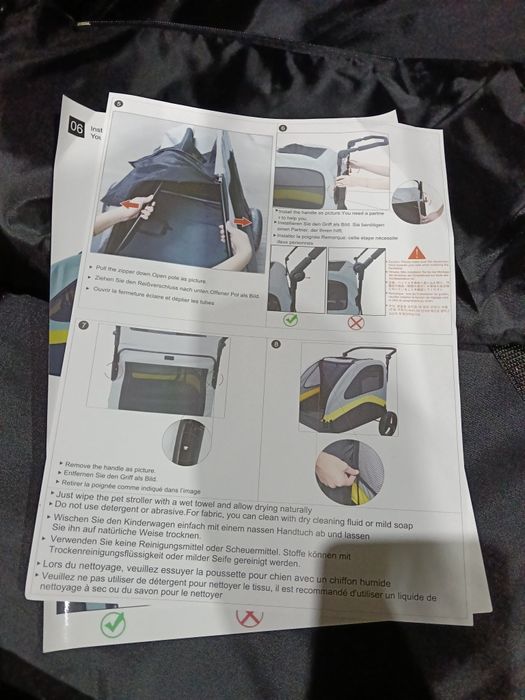 Nowy wózek dla psa do 42kg