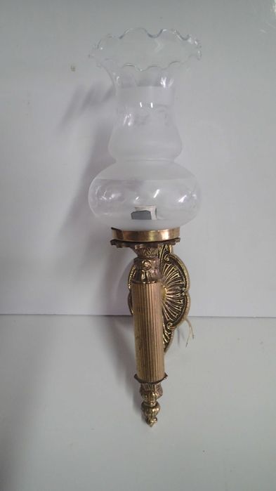 Aplique antigo de iluminação em Bronze