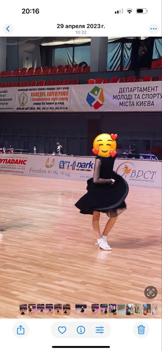 Сукня бейсик,бейсік для спортивно-бальних танців на зріст 140-146 б/у.