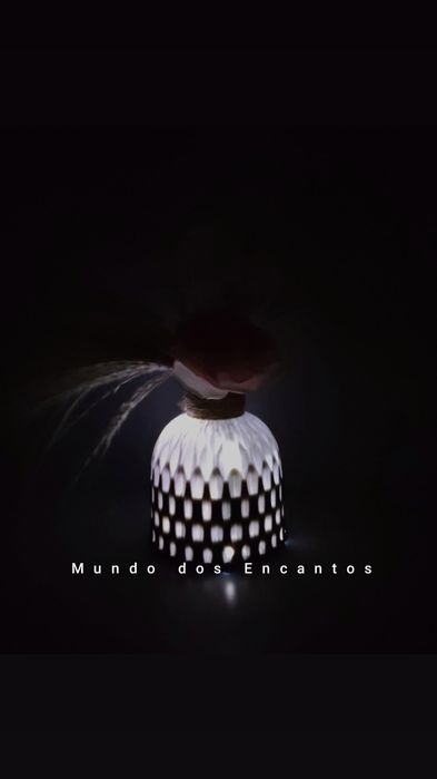 Vaso com iluminação