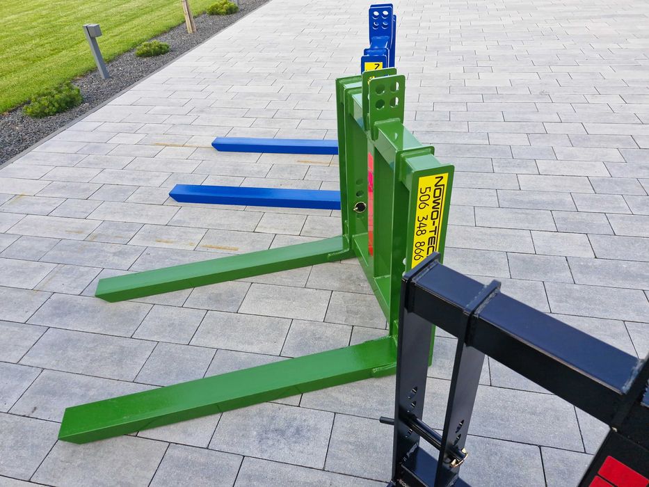 paleciak na tył ciągnika, widły do palet, 4 uchwyty mocujące, nowość