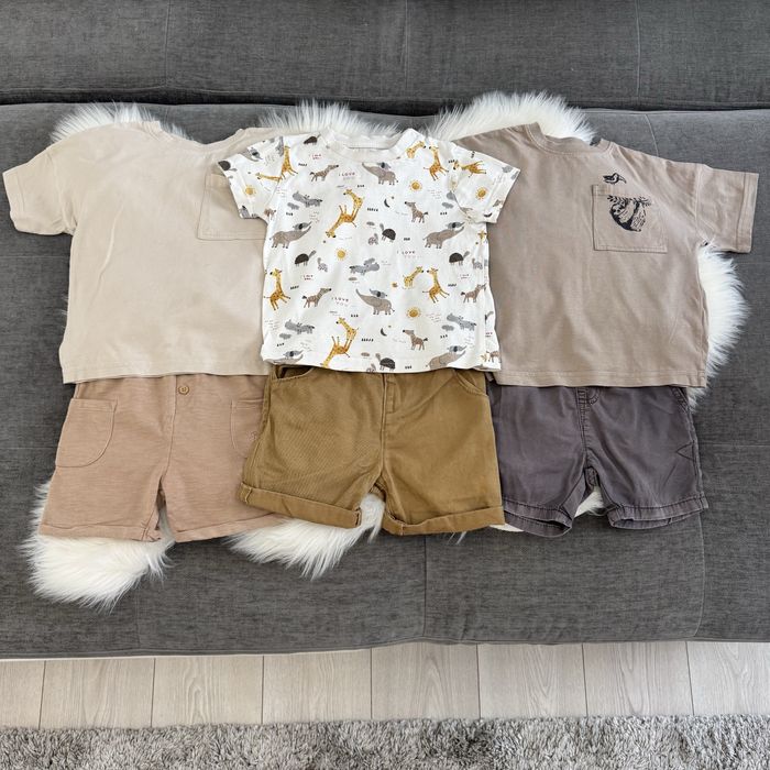 Лот речей на літо футболки шорти 18-24 м 92 см next h&m george
