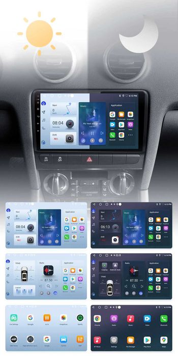 Rádio Android Porsche Cayenne 2002-10 Carplay 4/64GB 4G 8-core NOVO