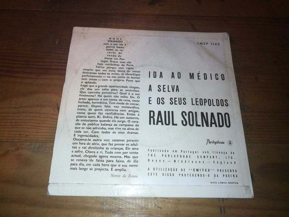 Raul Solnado - Ida ao Médico  SINGLE