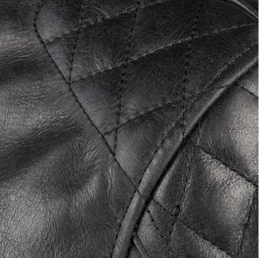 Мотокуртка SEGURA шкіра PATCH black M (Франція)