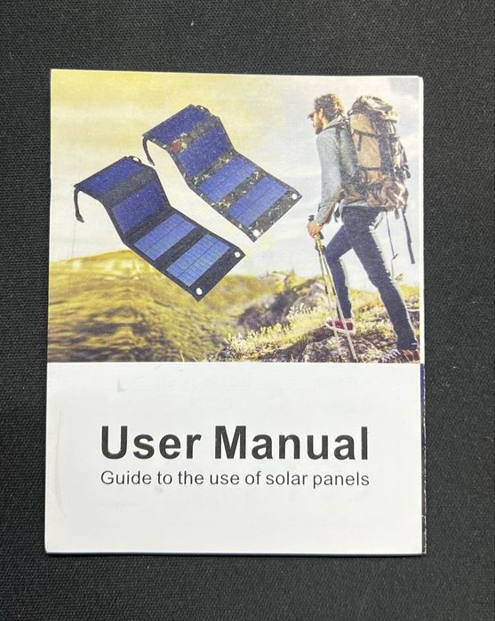 Портативна сонячна панель 20 Вт (5V)