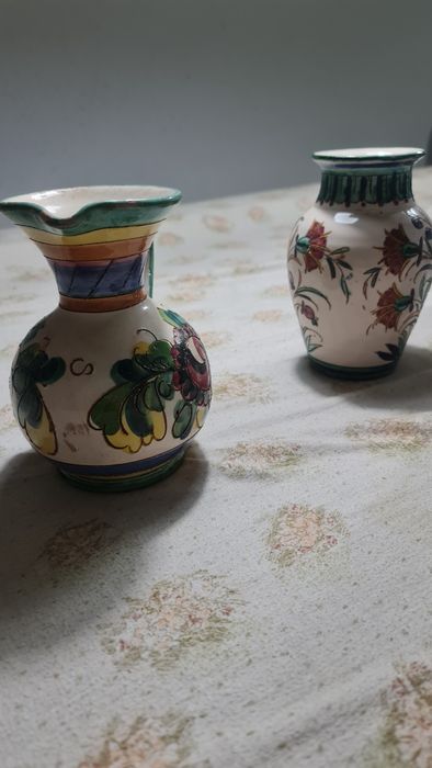 Coleçao Vasos jarras copos tudo pintado a mao  e muito mais